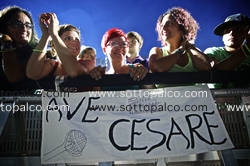 Foto concerto live CESARE CREMONINI 
Il Centrale Live 
Stadio Centrale del Tennis 
Roma 18 luglio 2013