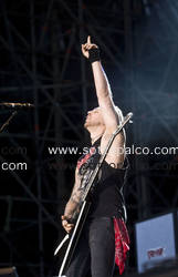 Foto concerto live BULLET FOR MY VALENTINE 
Rock in Roma 
Ippodromo delle Capannelle 
Roma 25 Giugno 2013